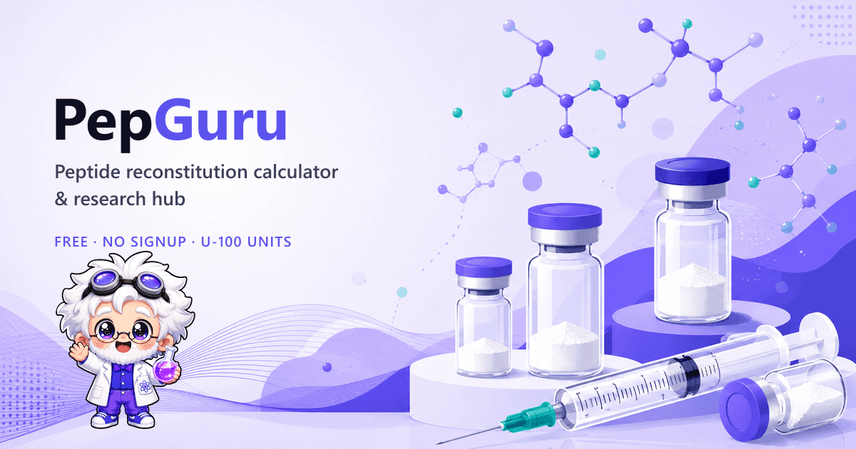 dihexa solubility vendor data Calculator — Reconstitution & Syringe Units Your body already knows multi vitamins Bottle Quantity:GLP-1 Boost
