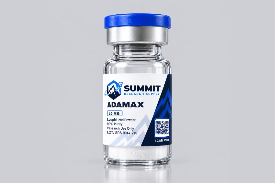 Adamax 10mg research vial